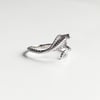 925 Sterling Silver Cobra Ring