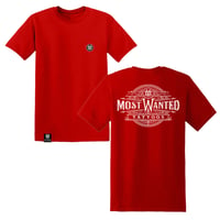 Image 1 of Most Wanted Tattoos Shirt "LOGO"  Rot