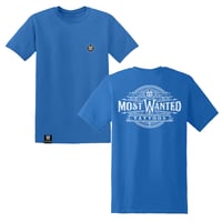 Image 1 of Most Wanted Tattoos Shirt "LOGO" Blau