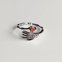 Image 3 of 925 Sterling Silver Til Death Ring