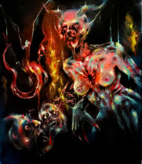 Image 1 of Art print , "escape from hell"  size  A4