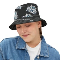 Image 1 of Ahureinichedirect- Pāua Bucket Hat