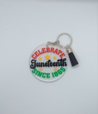 Juneteenth Freedom Day Acrylic Keychain