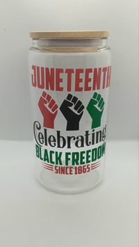 Juneteenth Glass Cup