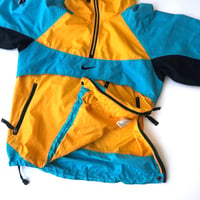 Image 3 of Vintage 90s Nike ACG Anorak - Yellow & Teal