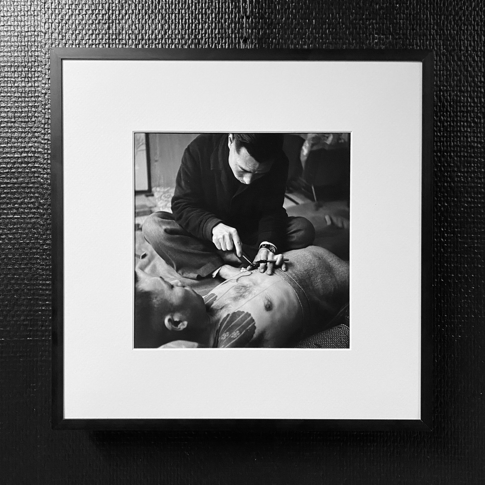 Horiuno III at work, c.1955, Tokyo - Gelatin silver print