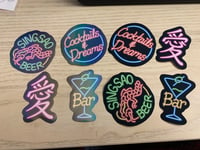 Image 2 of Neon sign stickers