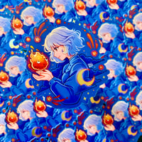 Image 1 of Sophie and Calciferol (Howl’s Moving castle) holo sticker