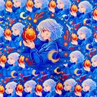 Image 3 of Sophie and Calciferol (Howl’s Moving castle) holo sticker