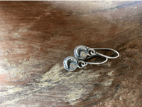 Image 7 of Sterling silver crescent moon earrings