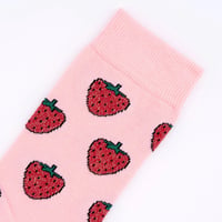 Image 2 of GLITTERY STRAWBERRY SOCKS