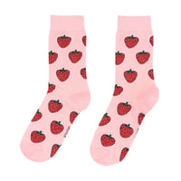 Image 5 of GLITTERY STRAWBERRY SOCKS