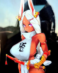 Image 4 of (TB) Sasaki Shynah, the Bunny-Bugeisha (Sfw, NSFW)