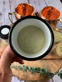 Image 1 of Shaving Soap in a Mug -Aloe Vera, Cocoa Butter & Bentonite Clay