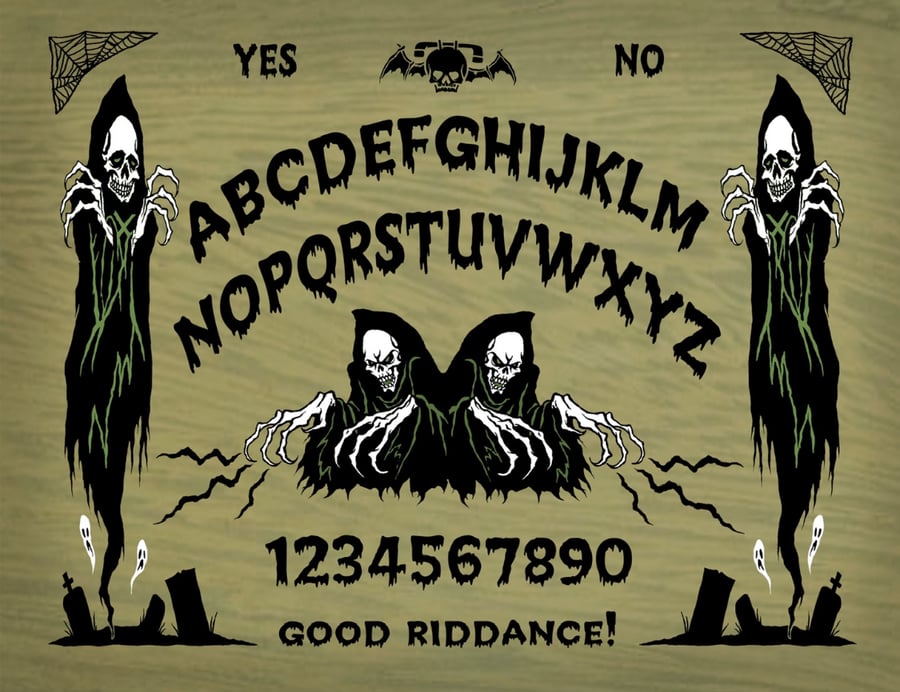 Image of SPOOKBOARD -signed print