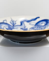 Image 2 of Snake and peonies bowl 