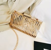 Image 1 of Unique Metal Clutch Bag