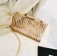 Image 4 of Unique Metal Clutch Bag