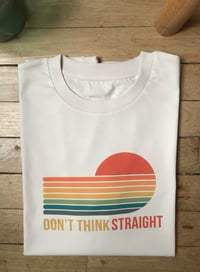 Image 4 of Tee-Shirt écru DON'T THINK STRAIGHT