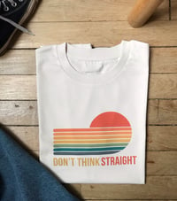 Image 1 of Tee-Shirt écru DON'T THINK STRAIGHT