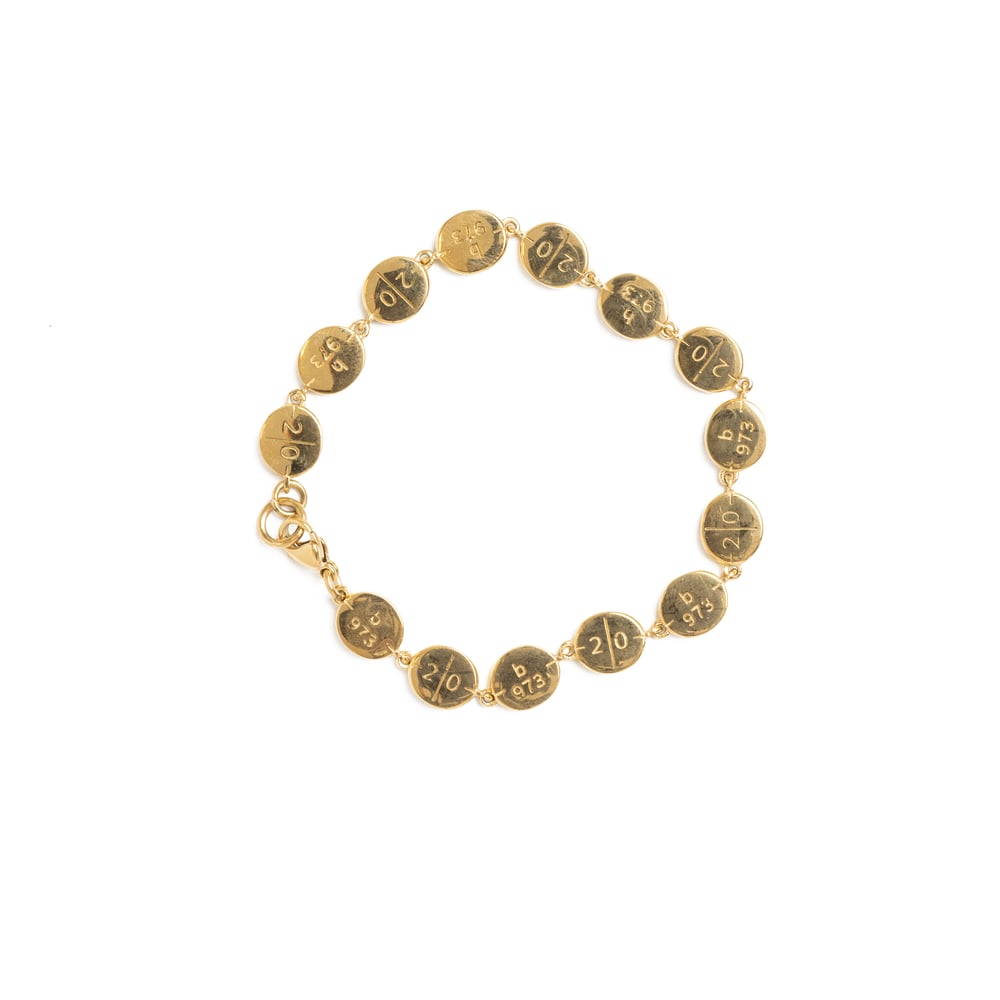 Image of ADHD GOLD PLATED BRACELET 