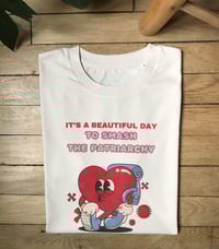 Image 4 of Tee-Shirt écru SMASH THE PATRIARCHY