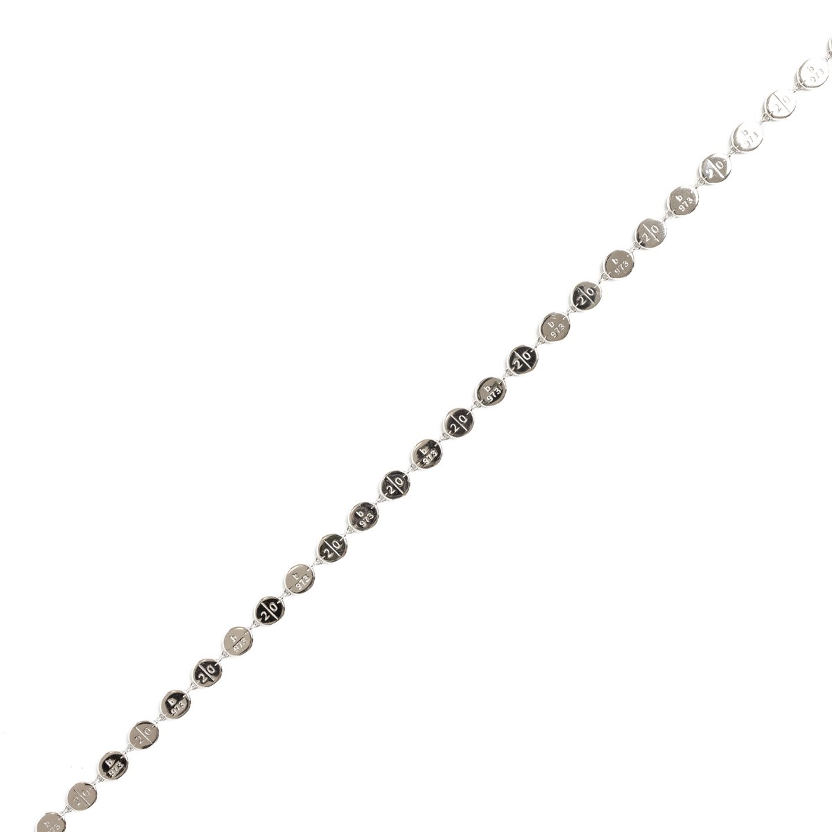 Image of ADHD WHITE GOLD PLATED CHAIN