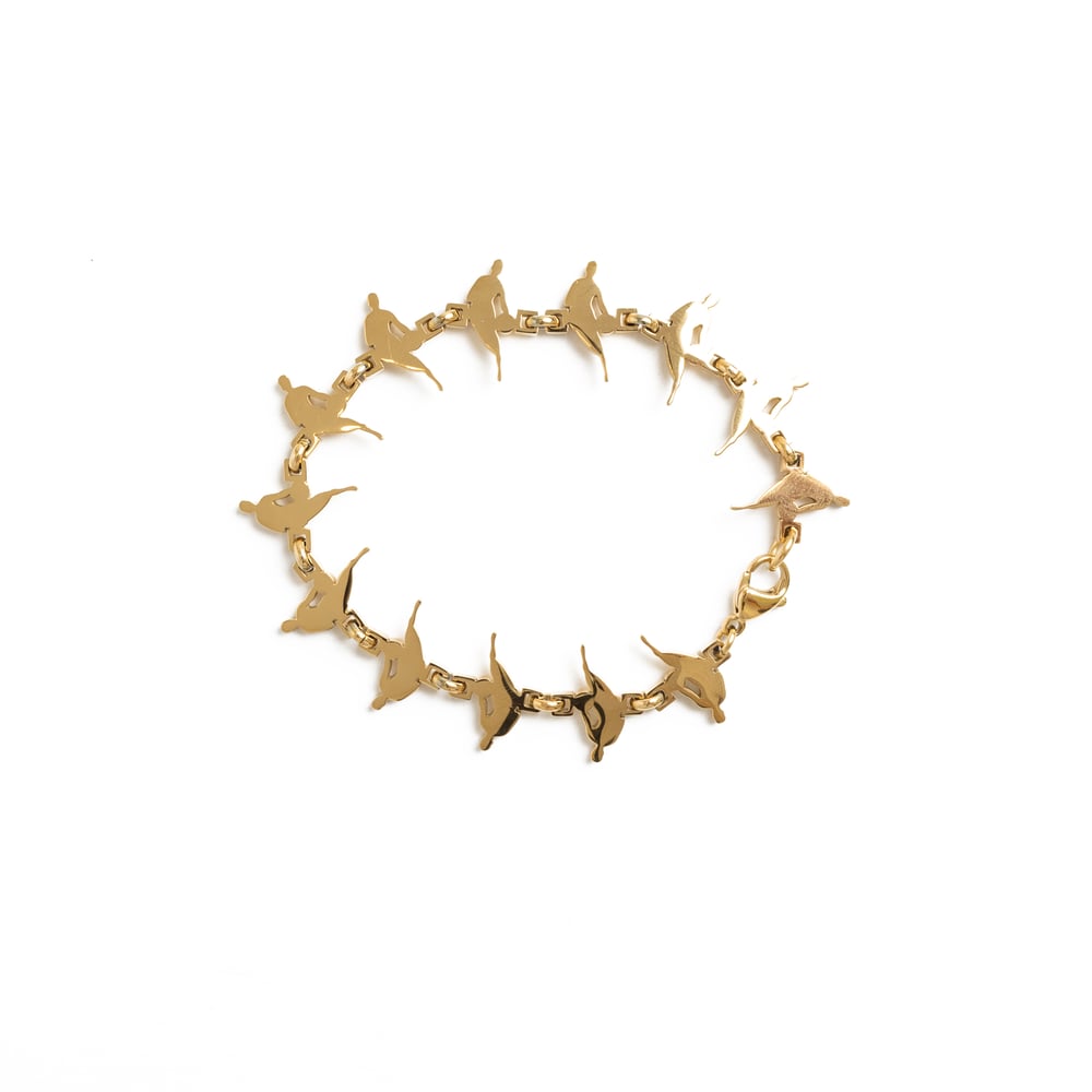 Image of PLAYOFFS GOLD PLATED BRACELET