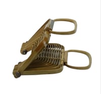 Image 3 of BAMBOO ACCORDION TOTE