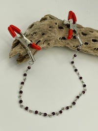 Image 2 of Beaded Nipple Clamps - Made to Order