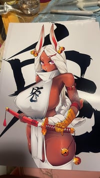 Image 1 of (TB) (Poster) Sasaki Shynah, the Bunny-Bugeisha (SFW, NSFW)