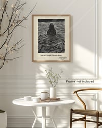 Image 4 of And All I Loved, I Loved Alone - Edgar Allan Poe Inspired Art Print - Edgar Allan Poe Poem "Alone" 