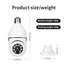 A6 Light Bulb Security Camera 355°Pan 90°Tilt Wifi Outdoor Indoor Light Bulb Camera