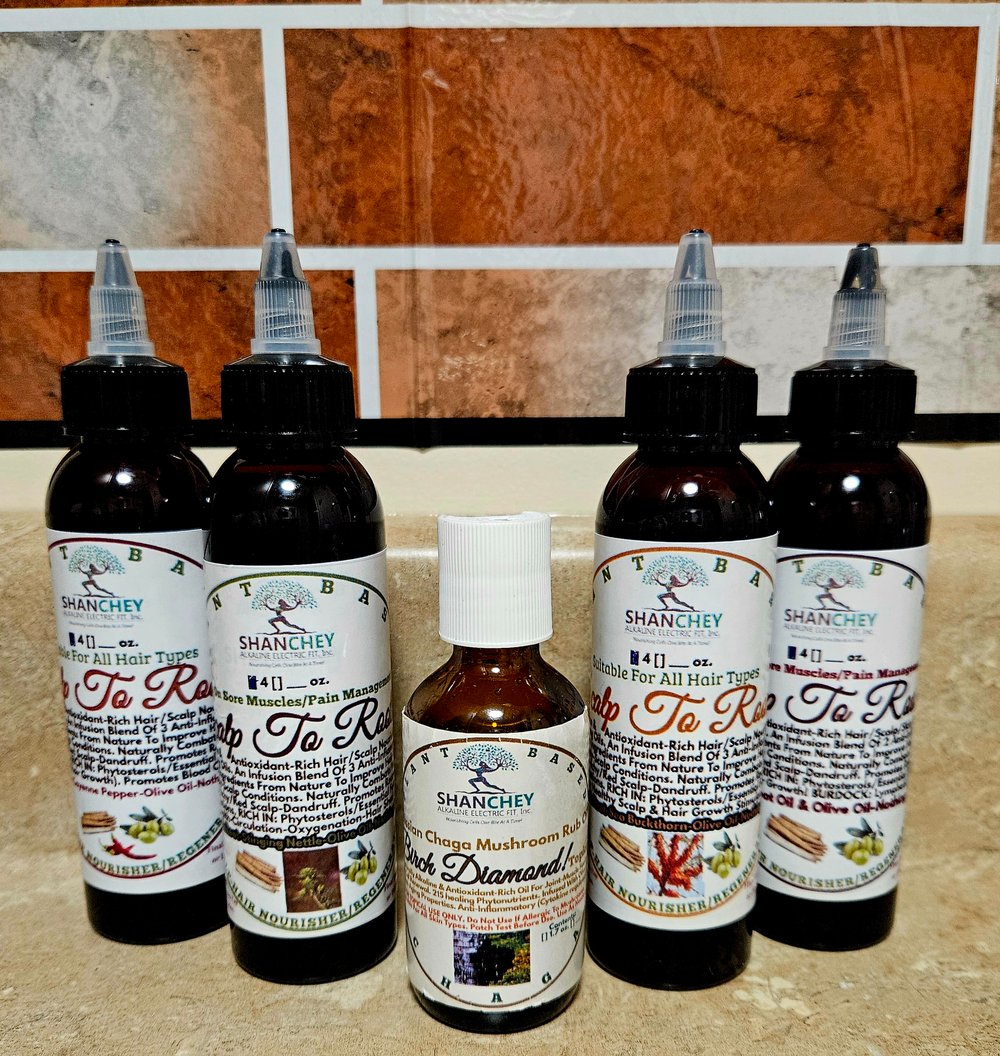 Scalp To Roots! Mushroom/Burdock/Nettle/Buckthorn/Cayenne/Cell Renewing Skin & Scalp Medicinal Oils