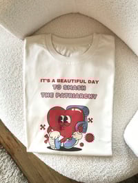 Image 7 of Tee-Shirt écru SMASH THE PATRIARCHY