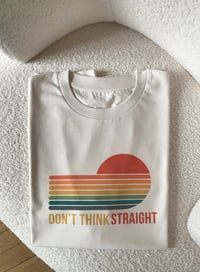 Image 5 of Tee-Shirt écru DON'T THINK STRAIGHT