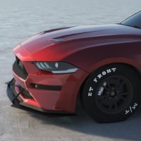 Image 7 of 2018-2023 S550 Mustang EMP Aluminum Front Air Splitter