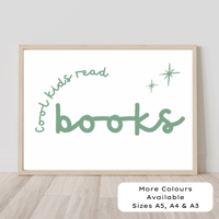 Image 1 of Cool Kids Read Books Print