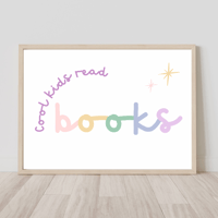 Image 2 of Cool Kids Read Books Print