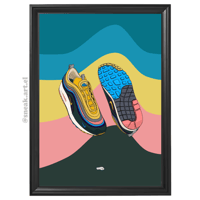 Image 2 of Sneaker Poster Air Max 1/97 x Sean Wotherspoon Hypebeast Print