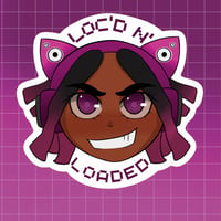 Image of Loc’d n Loaded sticker 