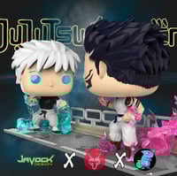 Image 2 of GOJO VS SUKUNA JJK BUNDLE SET CUSTOM FUNKO POP