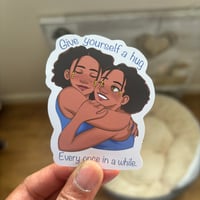 Image of Hug yourself sticker 