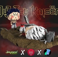 Image 2 of GOJO (DEATH) VS SUKUNA JJK BUNDLE SET CUSTOM FUNKO POP