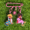 HxH Leopika Safety Pin Charm (PREORDER)