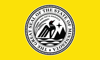 Image 10 of Minnesota State Seal Flag (14 styles)