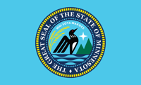 Image 2 of Minnesota State Seal Flag (14 styles)