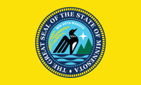 Image 3 of Minnesota State Seal Flag (14 styles)