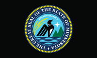 Image 6 of Minnesota State Seal Flag (14 styles)