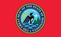 Image 5 of Minnesota State Seal Flag (14 styles)